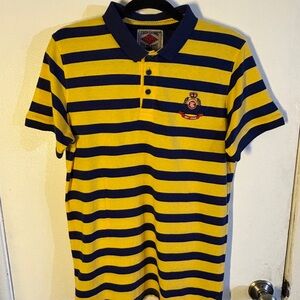 Focus Clothing Striped Polo Shirt